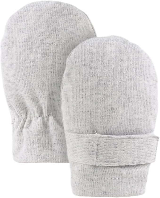 Newborn Baby Mittens Infant No Scratch Gloves Cotton Mitts for Baby Girls Boys