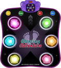Flooyes Dance Mat Toys for 3-12 Year Old Kids, Electronic Dance Pad with Light-up 6-Button Wireless Bluetooth, Music Dance with 5 Game Modes, Birthday Toys Gifts for 3 4 5 6 7 8 9 10+ Year Old Girls