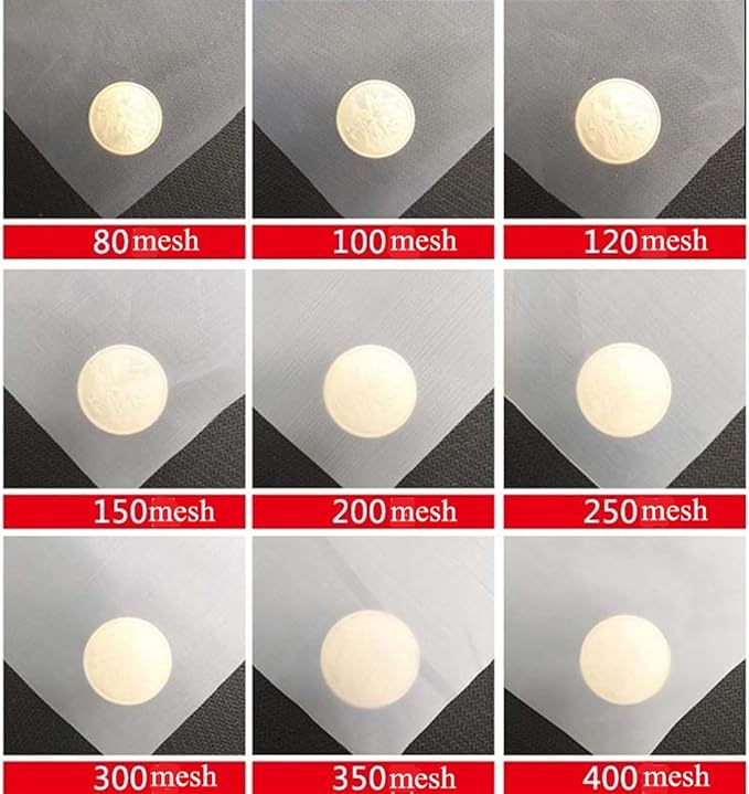 Fine Filter Mesh Nylon Fabric, Recycling Screens for The Industry 48 Micron Nylon Filter Mesh(100 Mesh,1x1 m)