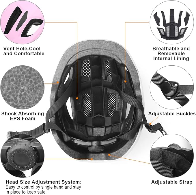 GLAF Baby Bike Helmet Toddler Helmets for 1 Year Old and up Infant Girls Boys Multi Sport Adjustable for Scooter Bicycle Kids Youth Child Skateboard Safety Cycling