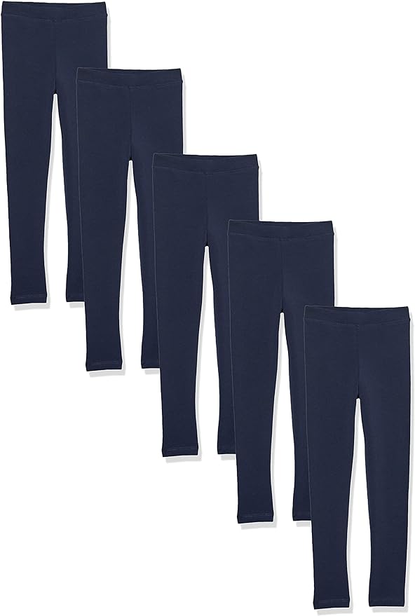 Amazon Essentials Girls and Toddlers' Leggings, Multipacks