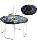 Large Tuff Tray Set Solar Fountain Bundle, Sensory Tray Plus Stand, Sand and Water Table for Toddlers, Outdoor Water Table and Sensory Table, Kids Water Table, Tuff Tray for Sensory Play