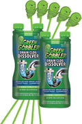 Green Gobbler Liquid Hair Drain Clog Remover, For Toilets, Sinks, Tubs - Septic Safe, 2 Pack + 5 Hair Snake Tools