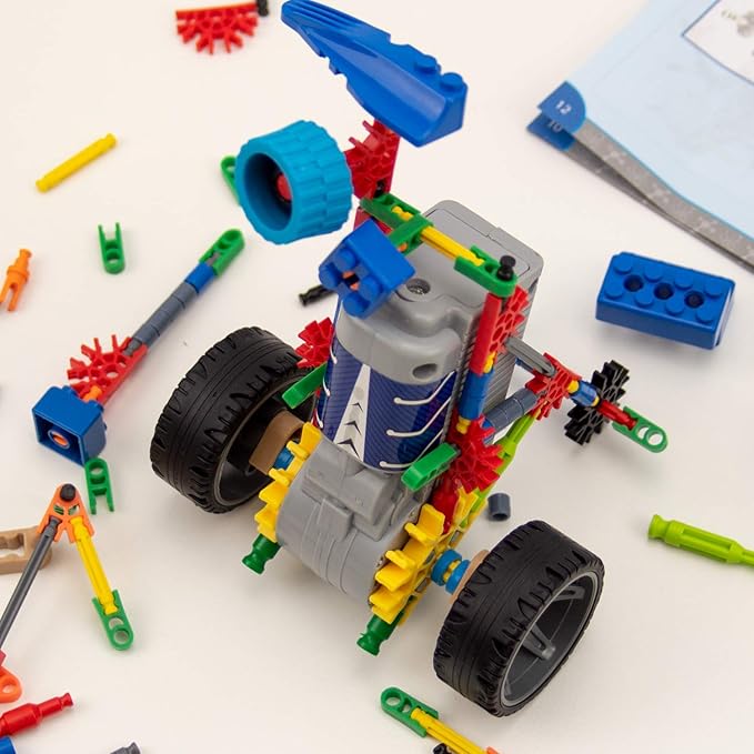 Science4you Deltabot Robot Toy Kit for Kids Age 8-12 - STEM 117 Pieces Robotics Kit, Build Your Own Robot Toy for Kids Age 8+, Educational Science Kits DIY Building Toys, Gift for Boys and Girls