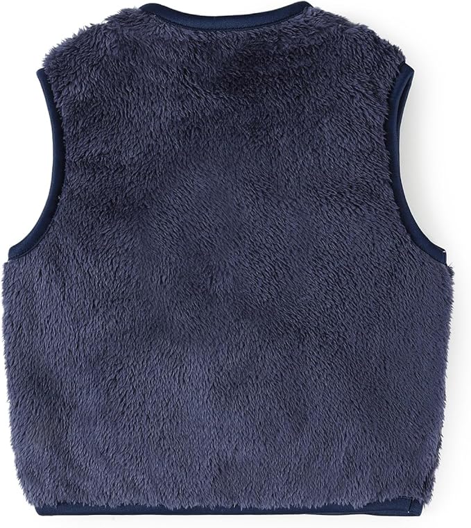 Baby Boys Girls Fleece Vest Zip Up Cute Bear Jackets Fuzzy Fall Winter Warm Clothes Newborn Outwear for Toddler Infant
