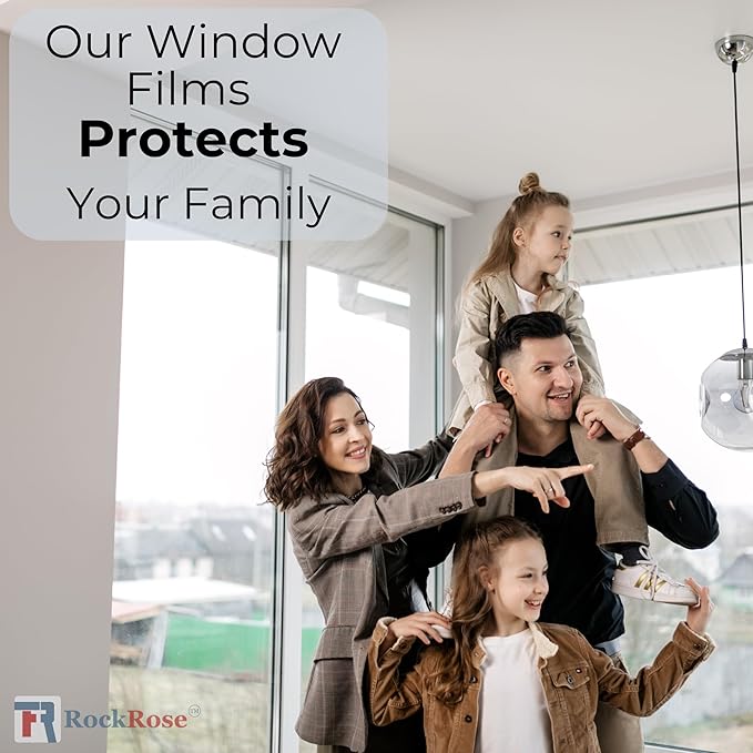 UV 99% VLT 5% Security and Safety 4 Mil Color Window Film Shatterproof Anti Shatter Tempered Glass Film for Home and Office Windows (VLT 5%, 36 in x 15 FT)
