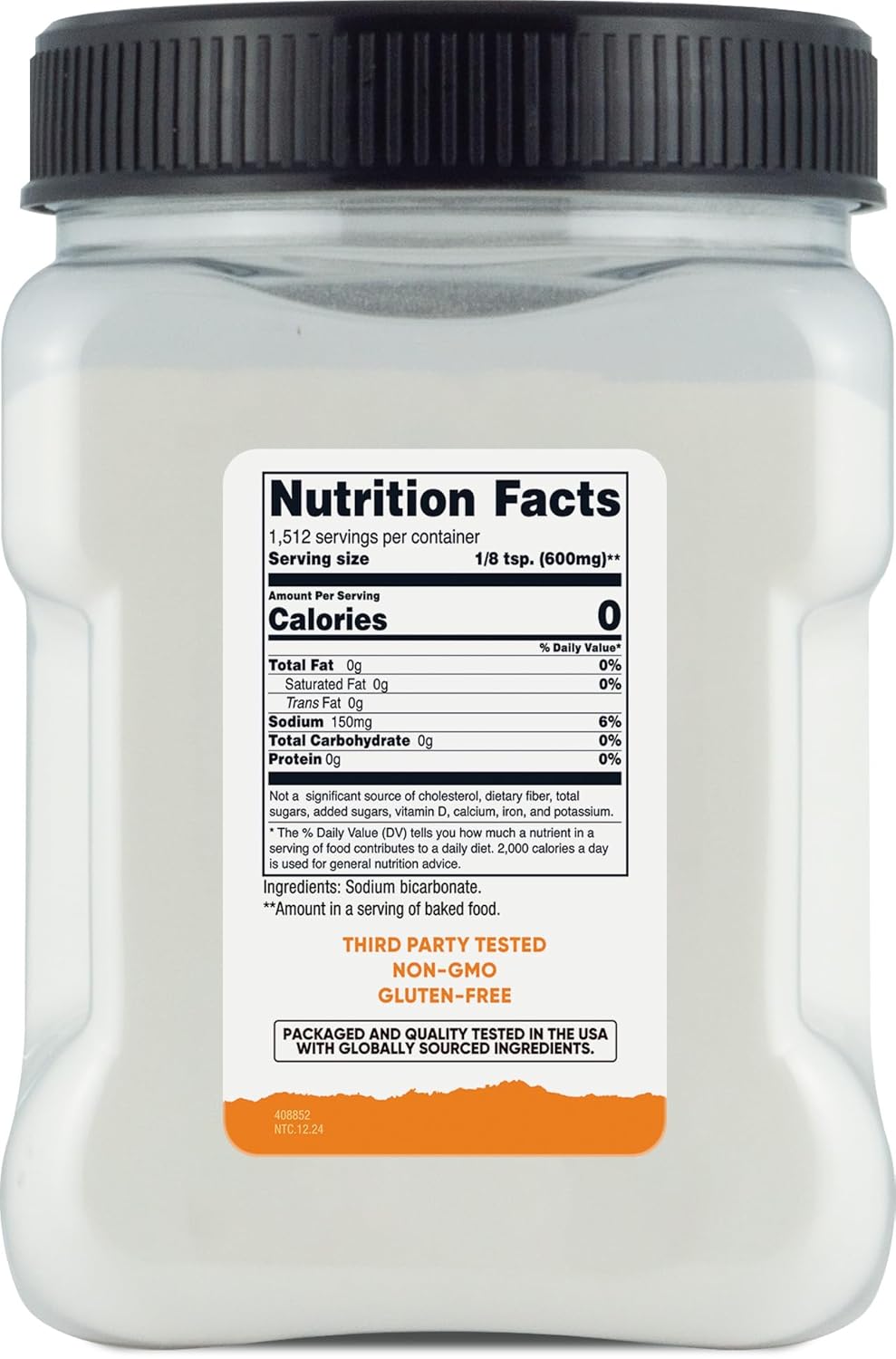 Nutricost Baking Soda (2 LBS) - For Baking, Cleaning, Deodorizing, and More (Pantry)