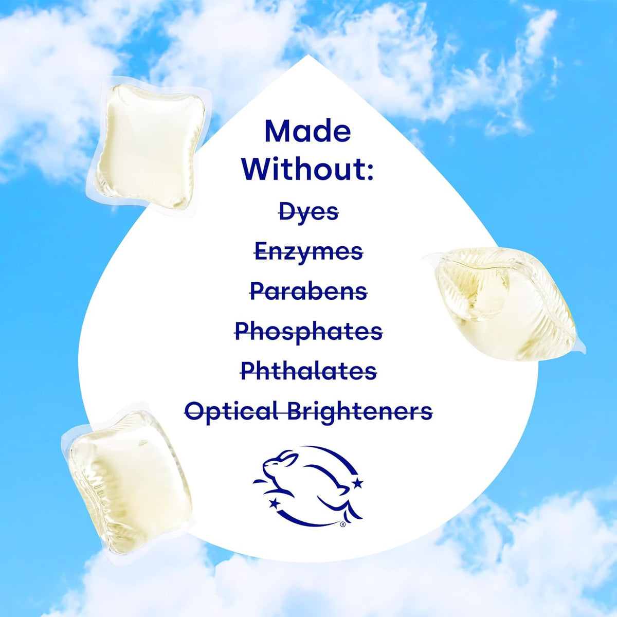 Dropps Sensitive Skin Laundry Detergent Pods, Crisp Breeze (160 Count) - Dermatologist Tested Laundry Pods - HE Compatible Laundry Supplies for Clean Clothes, Vegan & Dye-Free