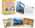 Menique Explore The World Memory Matching Game – Spanish Edition – 100 Cards (50 Pairs) with Iconic Landmarks, Country & Flag – Educational Geography Game in Spanish.