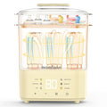 Bottle Sterilizer and Dryer, All-in-One Electric Steam Sterilizer Bottle Sanitizer for Baby Bottles, Pump Parts Accessories Newborn Essential Bottle Warmer for Breastmilk & Thaw (Yellow)