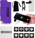 EasyMicro LED Lighted Pocket Microscope 60-120X Magnification Purple Color
