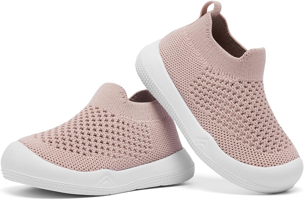 Engtoy Baby Shoes & Socks - Non-Slip Breathable Slippers with Soft Rubber Sole - Baby Boys & Girls Slip On Sneakers