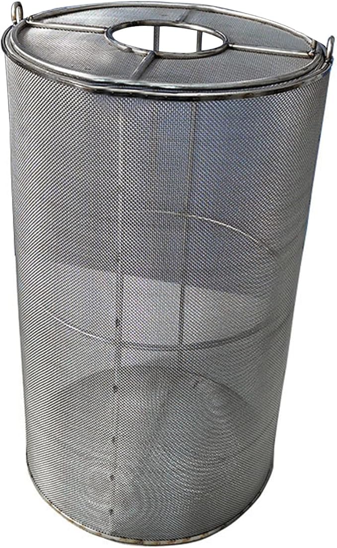 Stainless Steel Pump Filter Cover Water Pump Protective Cover Sump Pump Anti-Clogging Outdoor 1mm Mesh Pump Cover Barrier Durable And Strong For Septic Tanks Farm Irr(Size:30x50cm/11.8"x19.6",Color:B)