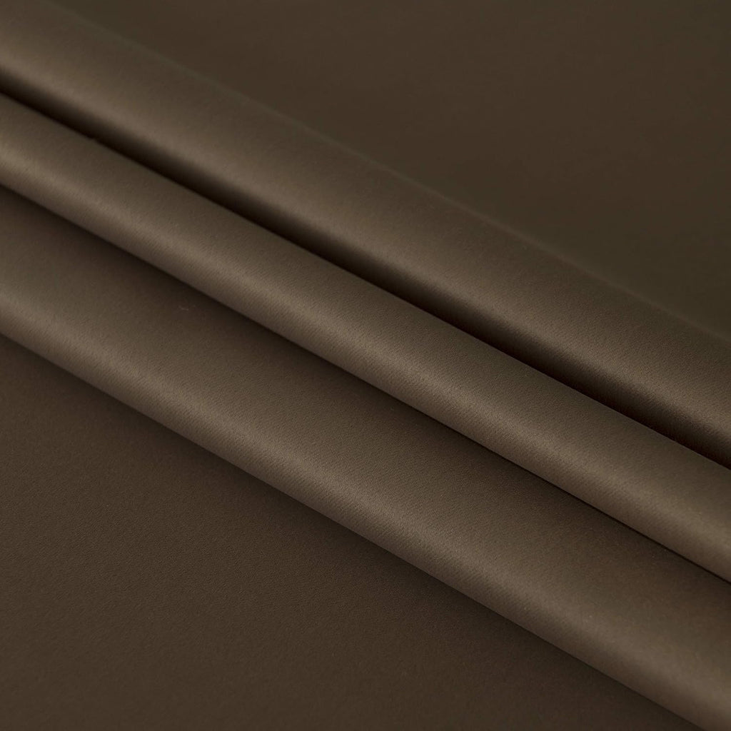 DWCN French Door Curtains – Rod Pocket Thermal Blackout Curtain for Doors with Glass Window, Kitchen and Patio Doors for Privacy, 12 X 72 Inches Long, 1 Curtain Panel with Tieback, Brown