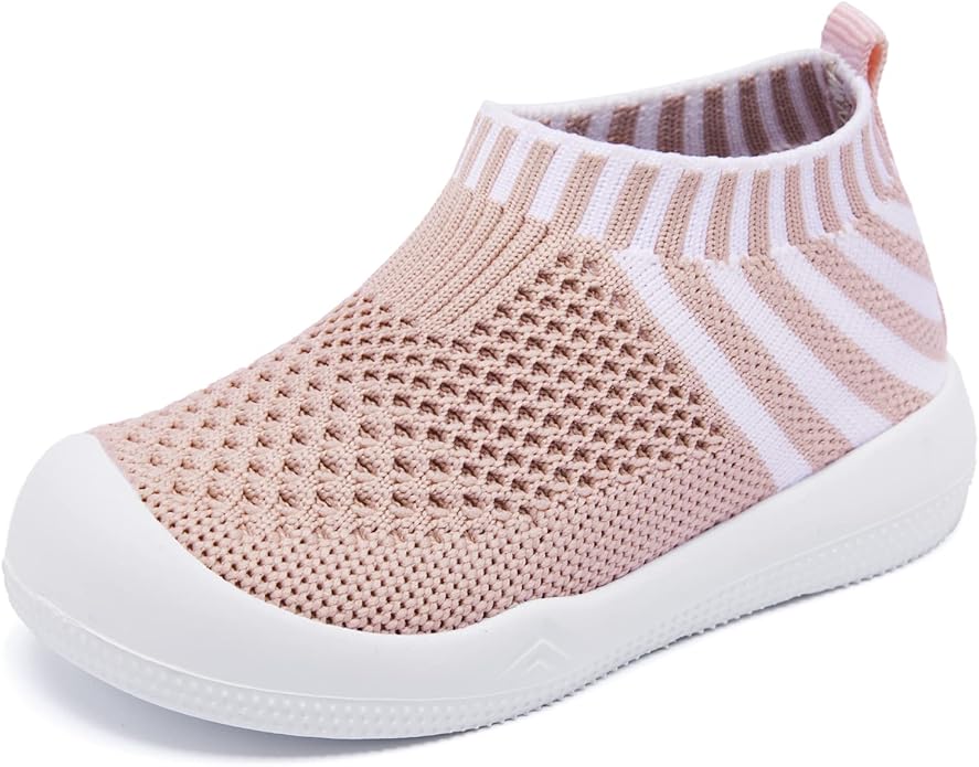 Engtoy Baby Shoes & Socks - Non-Slip Breathable Slippers with Soft Rubber Sole - Baby Boys & Girls Slip On Sneakers