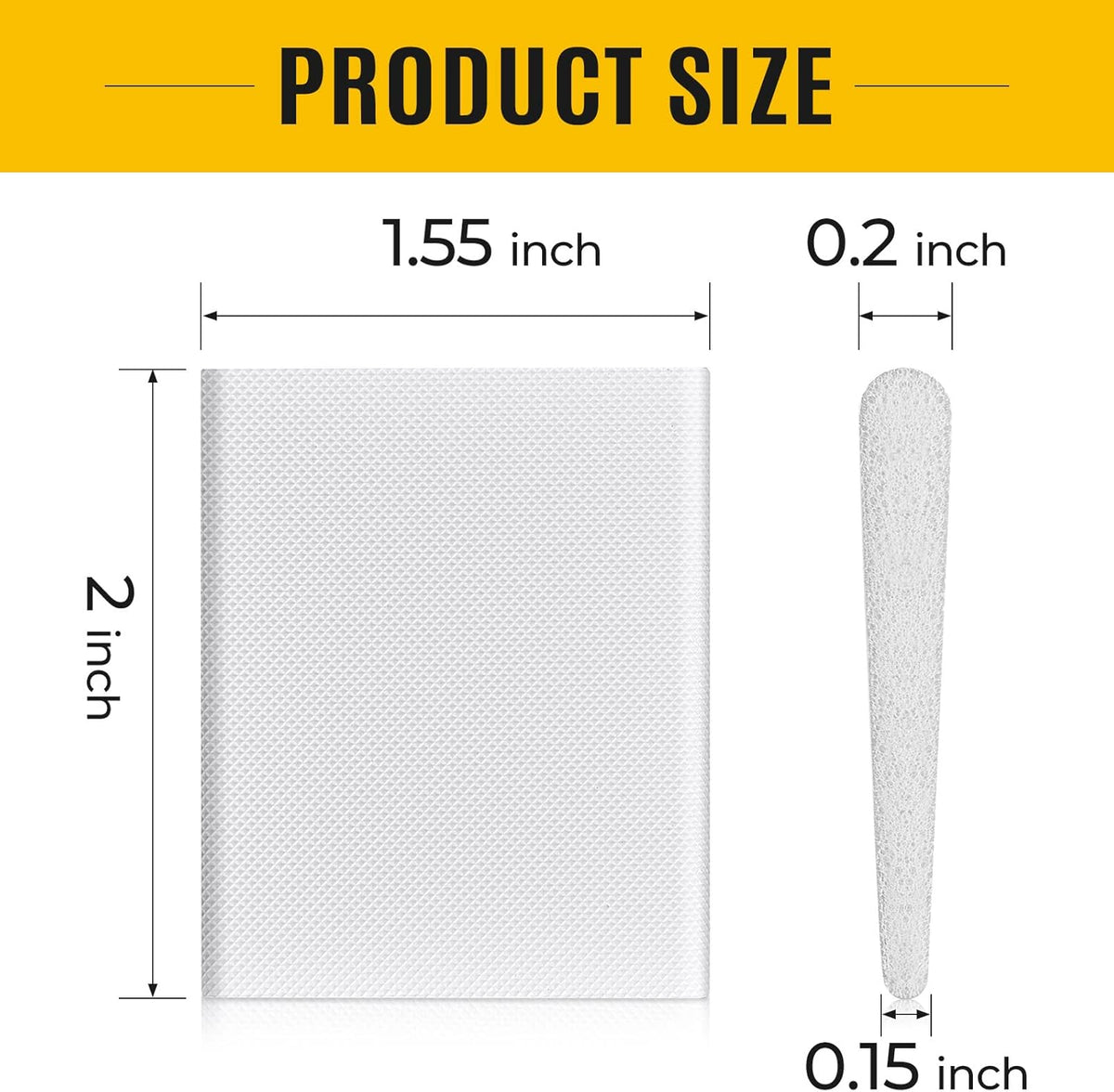 Zonon 16 Pieces Door Corner Seal Weatherstripping Exterior Door Frame Seal Draft Stopper Adhesive Corner Pads for Weather Stripping and Draft Protection (White)