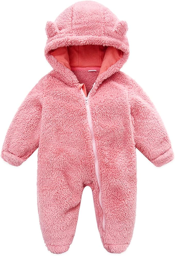 Baby Boy Girl Snowsuit Winter Warm Clothes Coat Infant Jumpsuit Toddler Outfit
