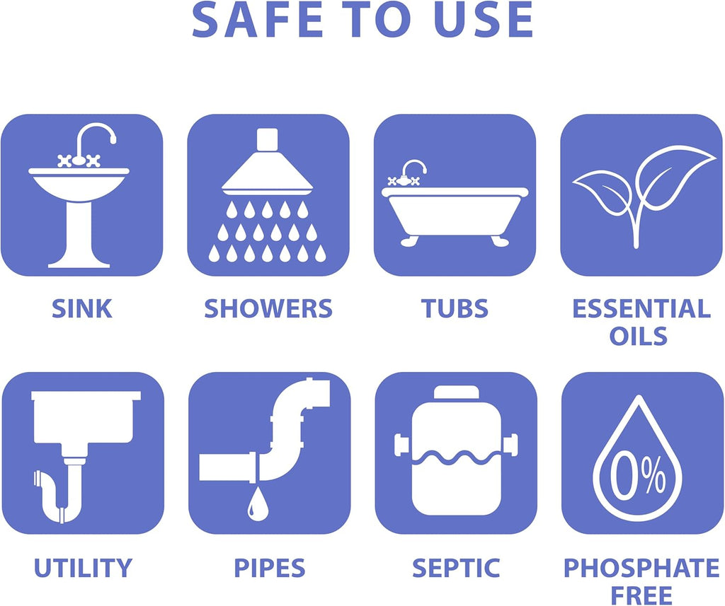 SANI 360° Sani Sticks Drain Cleaner and Deodorizer, 24 Count, Unscented Enzyme Pipe Cleaners, Eliminate Odors, Prevent Clogged Drains, Safe for Sinks, Bathtub Drains, Septic Tanks