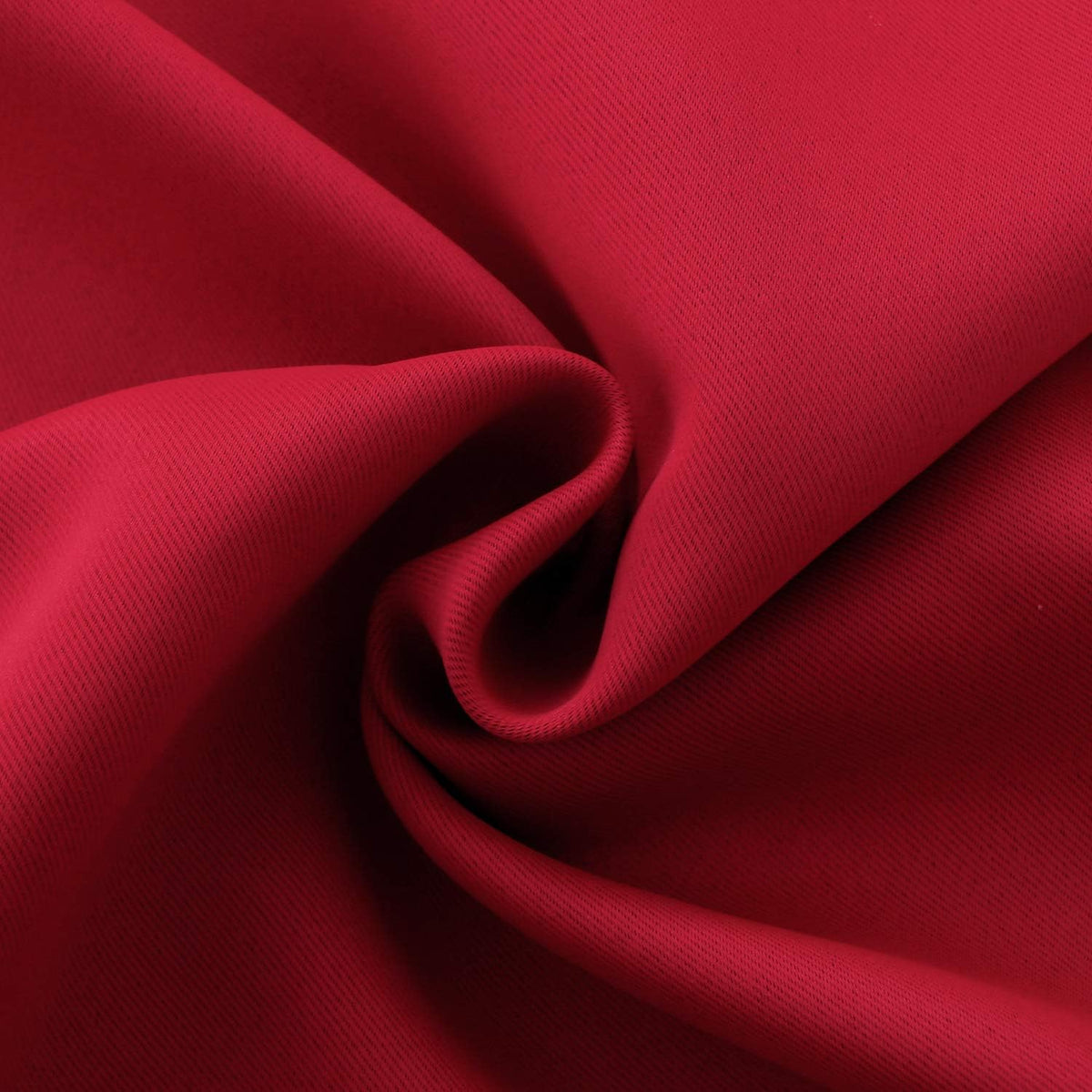 BGment Red Blackout Curtains 40 Inches Length for Short Window - Thermal Insulated Darpes with Rod Pocket Room Darkening for Kitchen Cafe Bathroom Camper, 2 Panels, 34 x 40 Inch