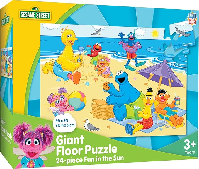 Masterpieces Sesame Street - Fun in The Sun 24pc Floor Puzzle