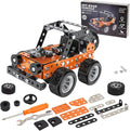 Buildable 3D Metal Engineering Kit STEM Set for Ages 8-16 Develops Logic Skills DIY Project Ideal Gift for Kids Age 8-16 Orange