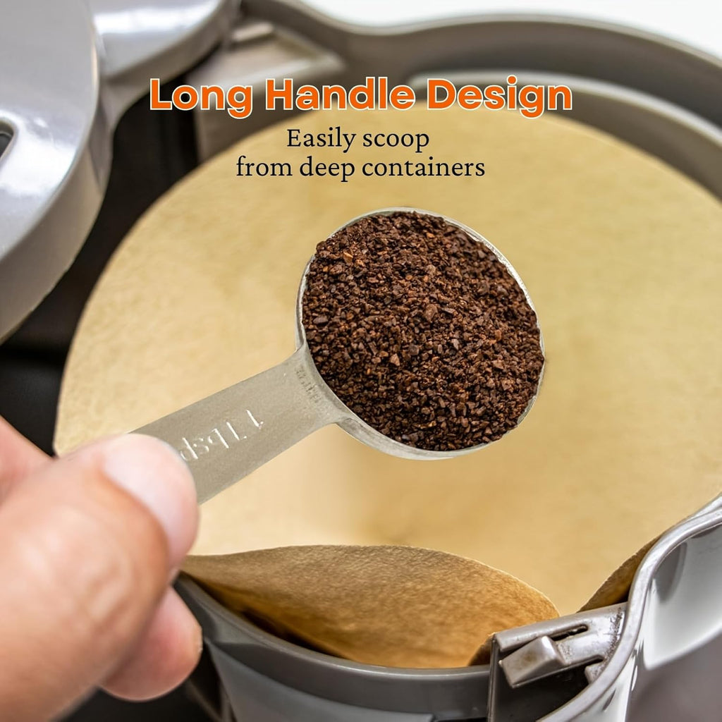 9PCS Measuring Spoons Set Stainless 1 tbsp, 1/2 tbsp, and 1-1/16tsp Steel Measuring Spoons for Cooking Baking Spice Jars and Liquid Ingredients