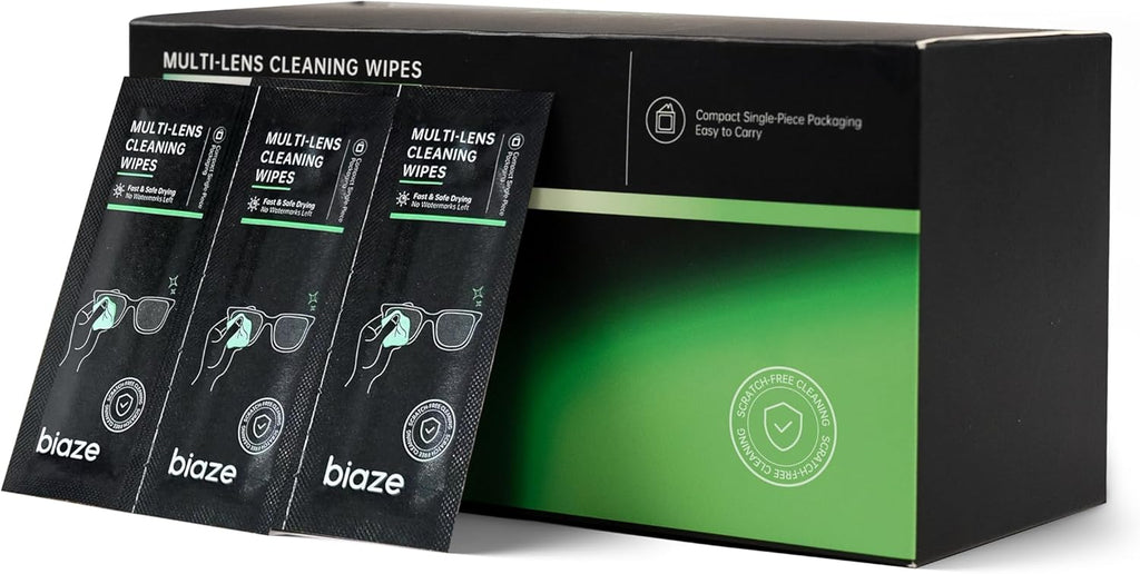 400 Count Lens Wipes for Eyeglasses, Eye Glasses Cleaner Wipes Pre-moistened Individually Wrapped Sracth-Free Streak-Free Eyeglass Cleaning Wipes for Camera Lens, Sunglass, Goggles