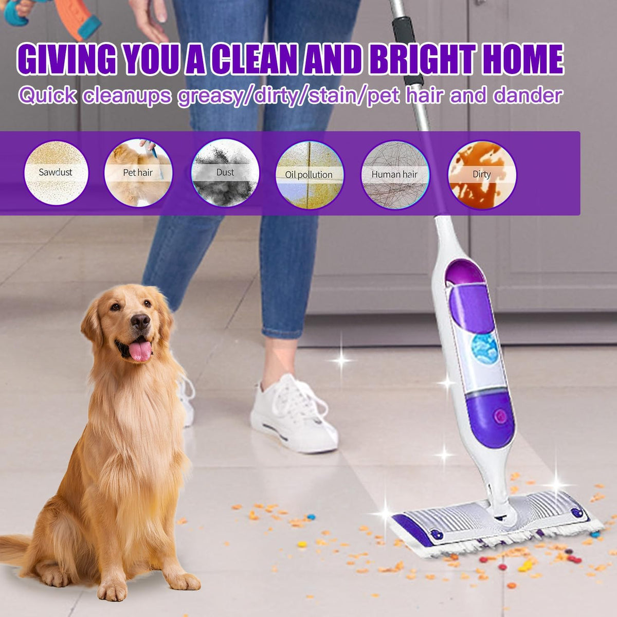 30 Count Power Mop Pads Refills for Swiffer PowerMop Multi-Surface Mopping Pad Disposable Replacement Compatible with PowerMop, Safe on All Finished Floors.