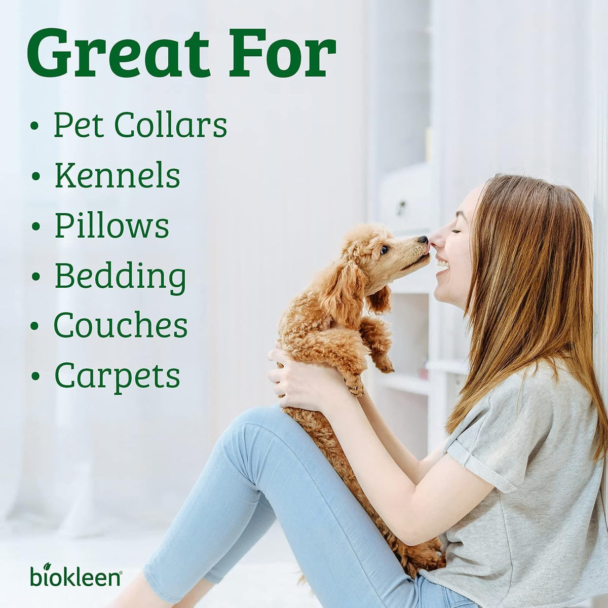 Biokleen Bac-Out Pet Stain Remover - Enzymatic, Natural, Plant-Based Destroys Stains & Odors, Safe for Surfaces & Fabrics, Carpet Cleaner - Eco-Friendly, Lavender Lime Scent, 1 Gallon