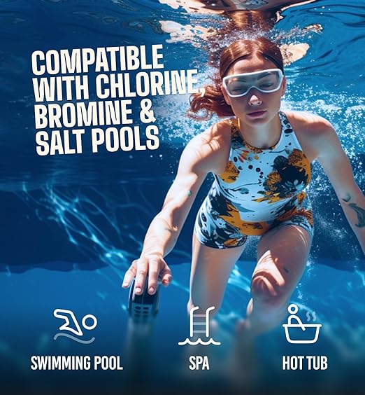 162 Pcs 7-Way Hot Tub, Spa & Pool Test Strips - Accurate Readings in 15 Seconds