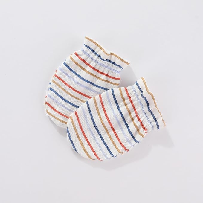 Unisex Baby Cotton Scratch Mittens For Newborn Baby Boys Girls Mittens Accessory 0-6 Months