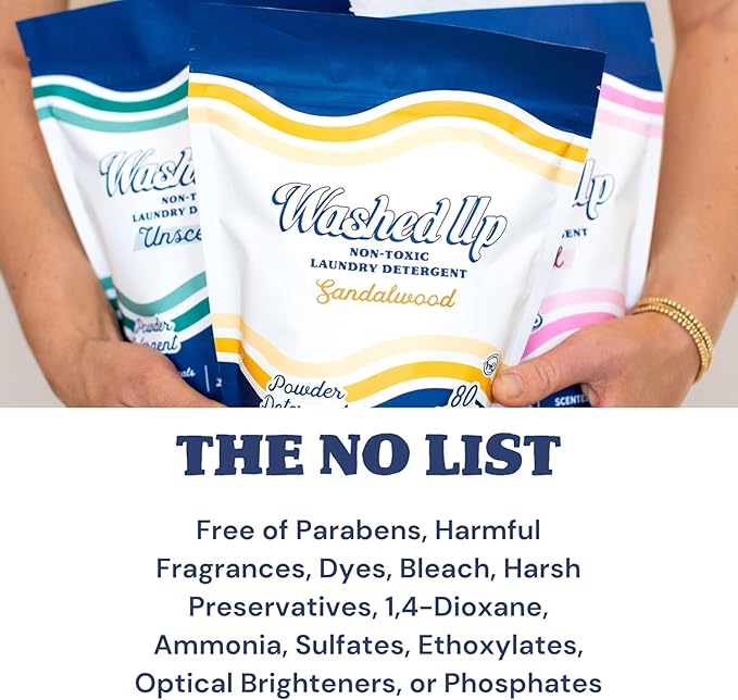 Laundry Detergent Powder | Safe for Sensitive Groups | Powerful Clean | Plant & Mineral-Based | Made in USA