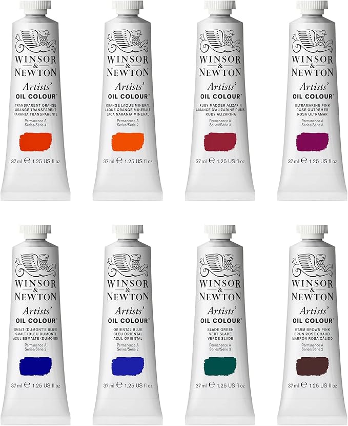 Winsor & Newton Artists' Oil Color, 37ml (1.25 oz) Tube, Orange Laque Mineral