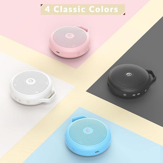 Portable White Noise Sleep Sound Machine for Home and Travel. Perfect for Your Sleeping Baby with a dimmable Night Light and Long Battery Life. Baby Essential Adult/Child Lock Feature.