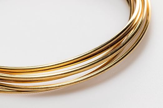 16 Gauge, Jeweler's Brass Wire, Red Brass, Round, Dead Soft, CDA #230 Alloy Jewelry Grade Made in USA - 1 Ounce (8FT) by CRAFT WIRE