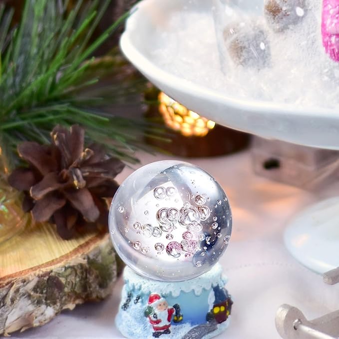 uxcell 40mm/1.6" Crystal Sphere Ball Glass Solid Decorative Sphere Crystal Ball Prop Ornament for Feng Shui Divination Fortune Telling Tabletop Fountain Decoration, Pink