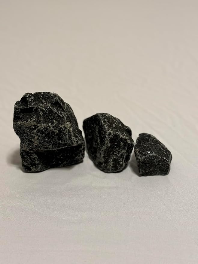 Generic Sauna Rocks, 35 LB Box, Igneous Basalt Steam Sauna Stones, by Loyly Sauna Rocks, Dark Gray