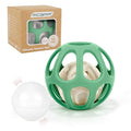 MCGMITT Baby Montessori Sensory Toys for 0-6 6-12 Months, Easy Grasp Food Grade Stretchy Silicone Baby Teether Teething Rattle Toys, BPA-Free Infant Teether Ball Chew Rattle Toys Shower Gifts