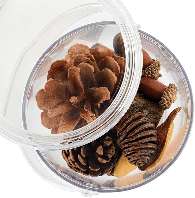 Kaplan Early Learning Carry and Discover Magnification Containers - Set of 2, Science STEM Nature Exploration Jars for Toddlers Ages 18+ Months