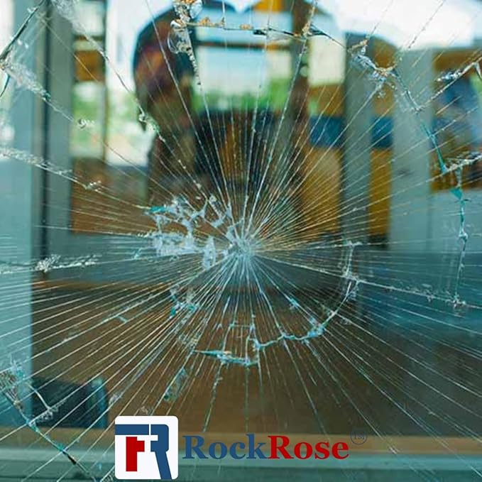 UV 99% VLT 50% Security and Safety 4 Mil Color Window Film Shatterproof Anti Shatter Tempered Glass Film for Home and Office Windows (VLT 50%, 36 in x 20 FT)