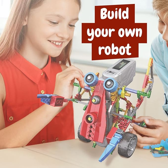 Science4you Robotics Alfabot - Robot Building Kit for Kids, 238 Pieces - Build Your Own Robots and Make Them Move - 3 Different Robots in 1 Toy - STEM Educational Toy for Kids Age 8-14