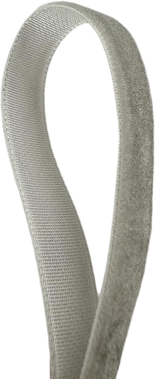 Vintage Silver Velvet Ribbon, 3/8 Inch X 25Yd