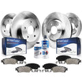 Detroit Axle - Brake Kit for 94-98 Jeep Grand Cherokee Replacement 1994 1995 1996 1997 1998 Disc Brake Rotors Ceramic Brakes Pad