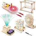 STEM Toys Wooden Building Kit for Kids Ages 8-12, Physics Wood Craft Set, DIY Science Building Projects for 6-8 with Hands-on Learning Activities - Educational Science Craft Model Kit