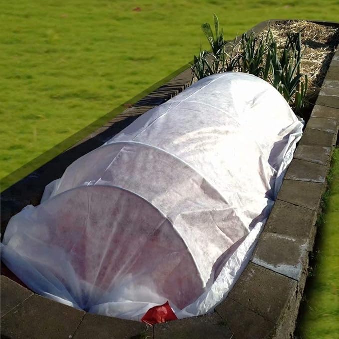 Agfabric Plant Covers Freeze Protection Row Covers 1.5oz 16'x25' Frost Cover for Freeze Protection,Frost Cloth for Plants,White