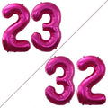 GOER Number 23 Balloons for 23rd Birthday Party Decorations,42 Inch Jumbo Foil Helium 32 Balloons for 32nd Birthday Party Decoration (Bright Peach)