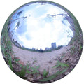 Durable Stainless Steel Gazing Balls Hollow Mirror Globe Floating Reflective Ball Polished Shiny Sphere for Home Garden Pond Outdoor Swimming Pool Decoration (12 Inch)