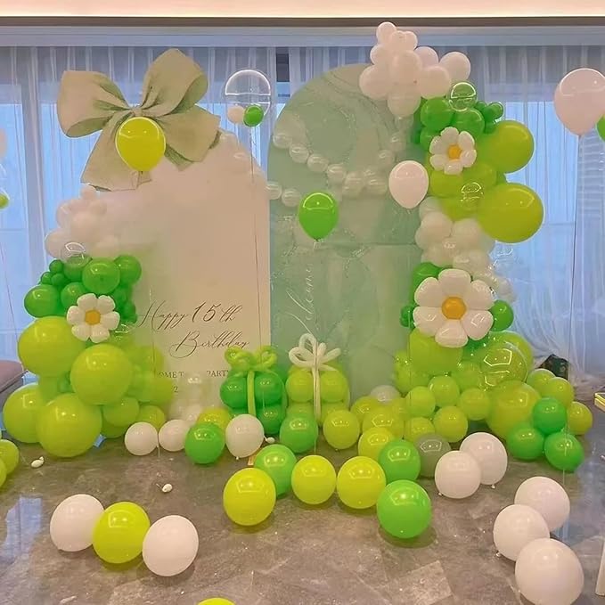 140pcs Light Green Round Balloons Different Sizes 18 12 10 5 Inch Latex Balloons for Arch Decoration Party Balloon Kit for Graduation Birthday Party Wedding Balloon Baby Shower Decoration