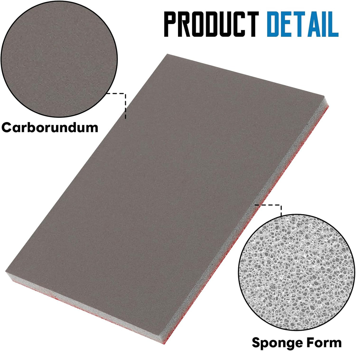 20 Pack 2000 Grit Sanding Sponge, 3 x 4 Inch Soft Foam Sanding Block Wet Dry Sanding Pads, Washable Sandpaper Sponge Drywall Sand Block for Wood, Metal, Furniture Polishing (2000 Grit)