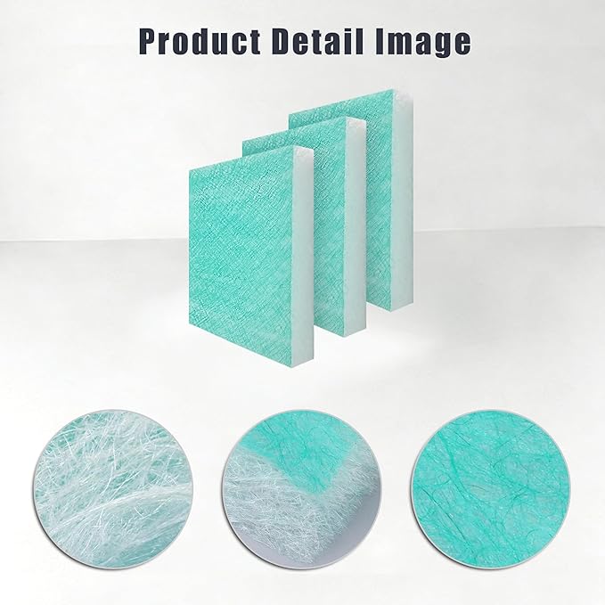 Spray Booth Air Filter Fiberglass Exhaust Green in Paint Booth 15g Green (20" x 20"(100/case))